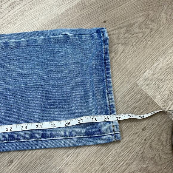 Kimhekim High Rise Flare Leg Jeans Women's 25 Y2K - Picture 7 of 10